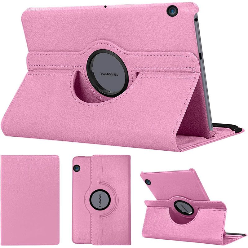Funda Giratoria 360º para Huawei Mediapad T5 10.1 Rosa