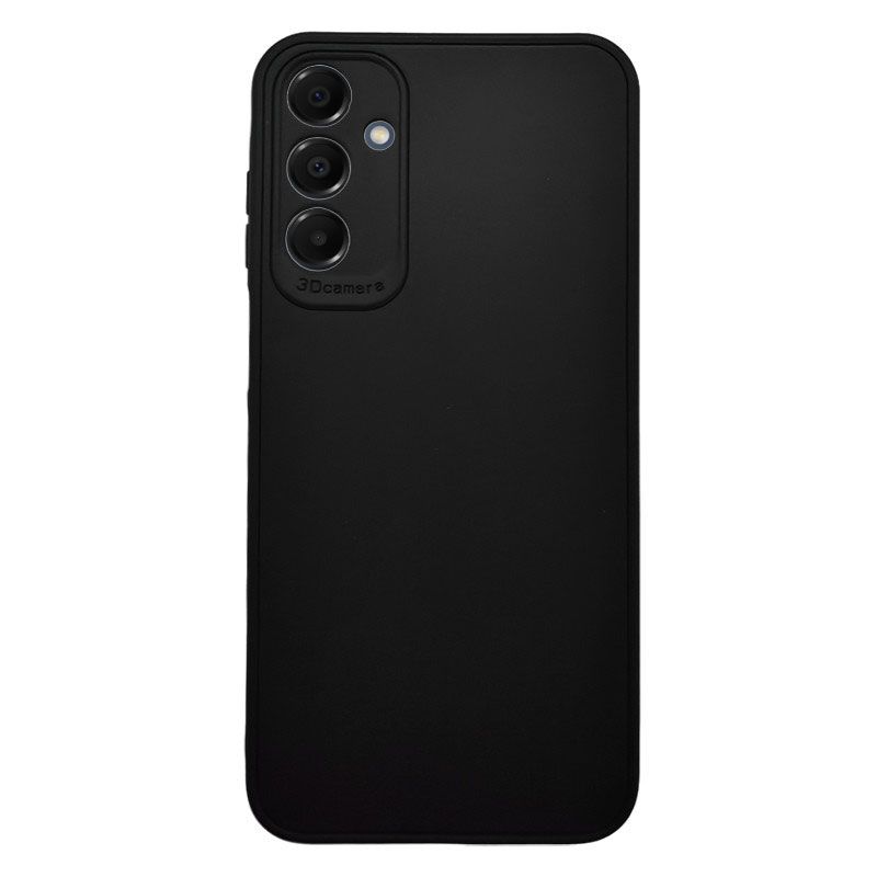 Funda negra para Samsung Galaxy A16 de silicona