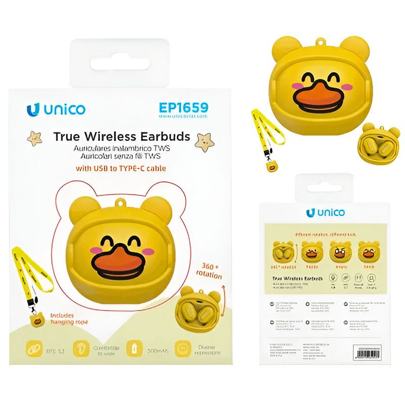 Auriculares Inalámbricos Little Yellow Duck EP1659