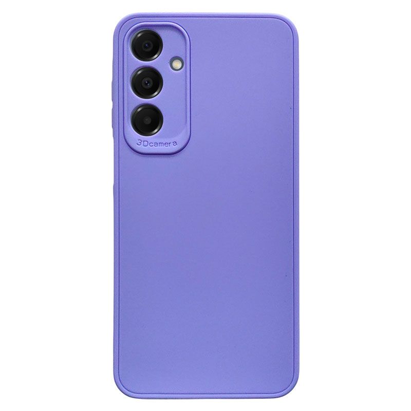 Funda lila para Samsung Galaxy A16 de silicona