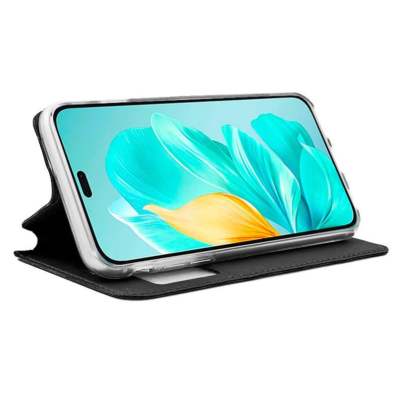 Funda con tapa para Honor 200 Lite Negro