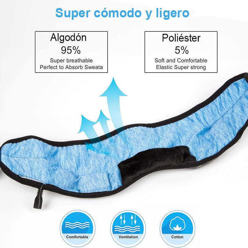 Antifaz Bluetooth con auriculares integrados HR-01