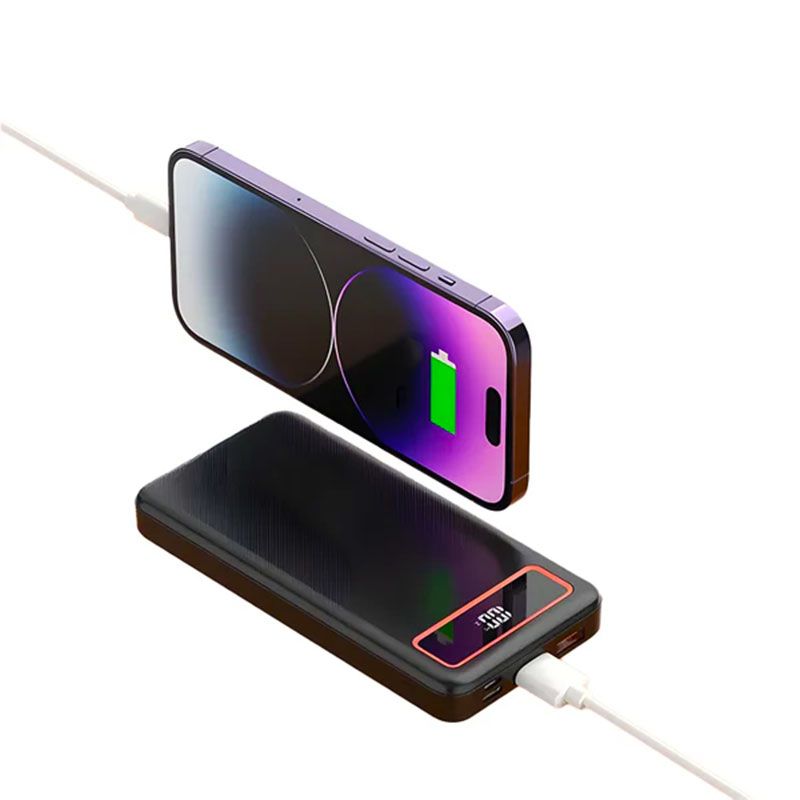 Bateria Externa de 10000 mAh Carga Rápida 22.5W y 3A