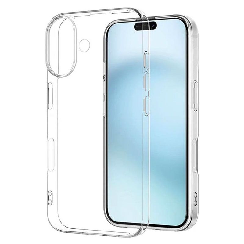 Funda transparente para iPhone 16 Plus de Silicona