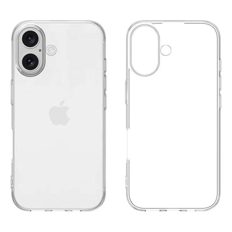 Funda transparente para iPhone 16 Plus de Silicona