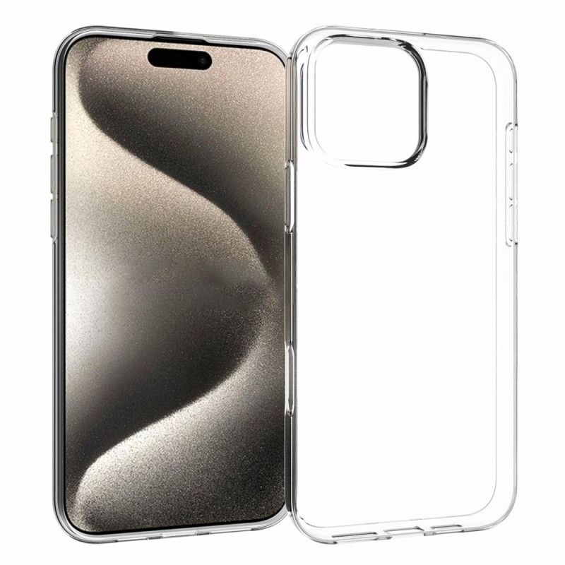Funda transparente para iPhone 16 Pro Max de Silicona