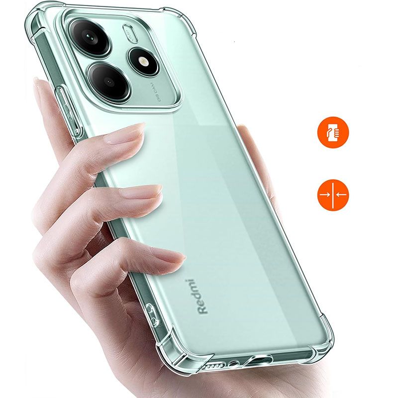 Funda con esquinas reforzadas para Xiaomi Redmi Note 14 5G