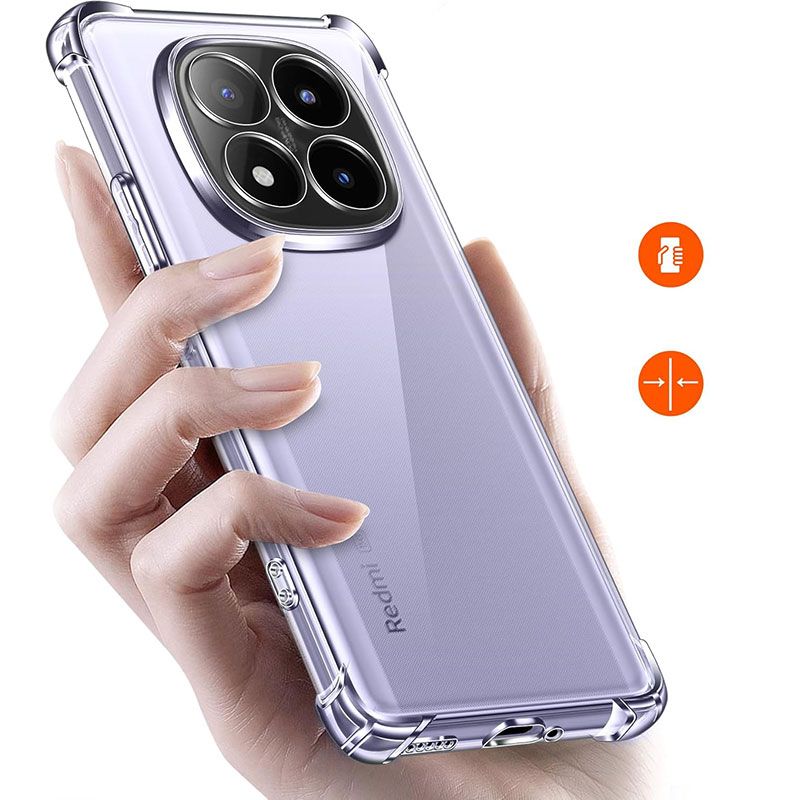 Funda con esquinas reforzadas para Xiaomi Redmi Note 14 Pro+ 5G