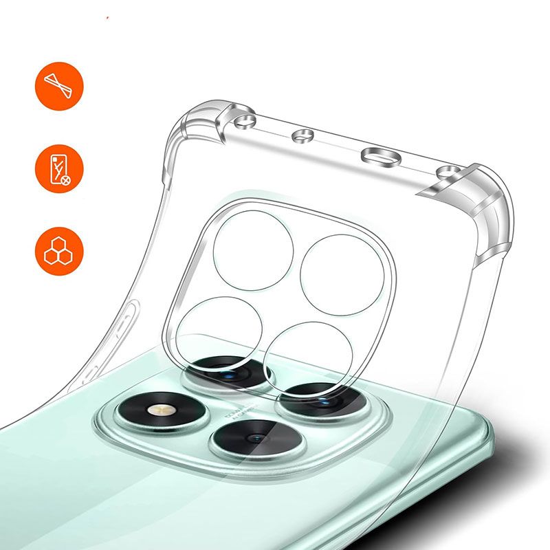 Funda con esquinas reforzadas para Xiaomi Redmi Note 14 Pro 5G