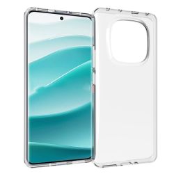 Funda transparente de silicona para Xiaomi Redmi Note 14 Pro 5G