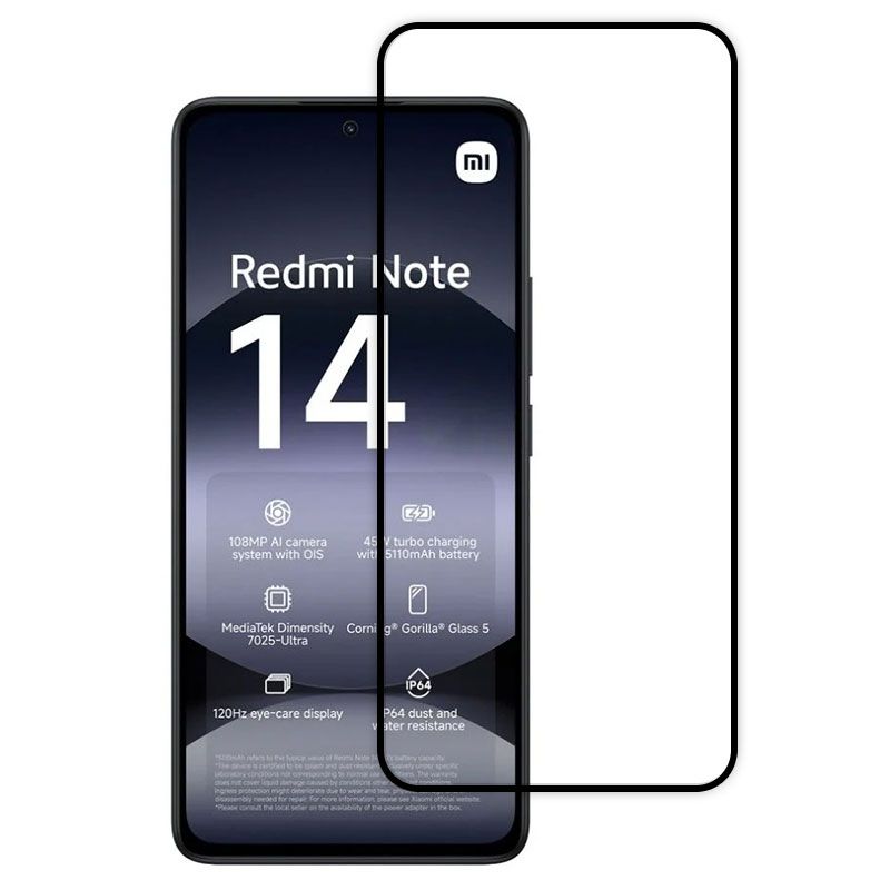 Protector pantalla completo para Xiaomi Redmi Note 14 / 5G