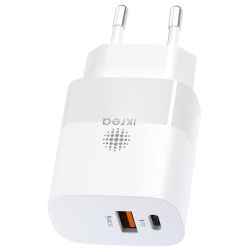 Cargador 30W 2 puertos PD + QC3.0