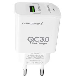 Cargador USB de Carga rápida 3.1A 18W Quick Charge 3.0