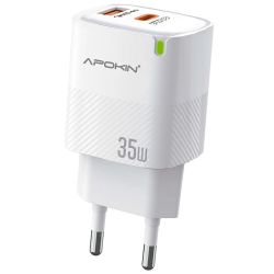 Cargador Tipo C + USB PD 35W de carga rápida