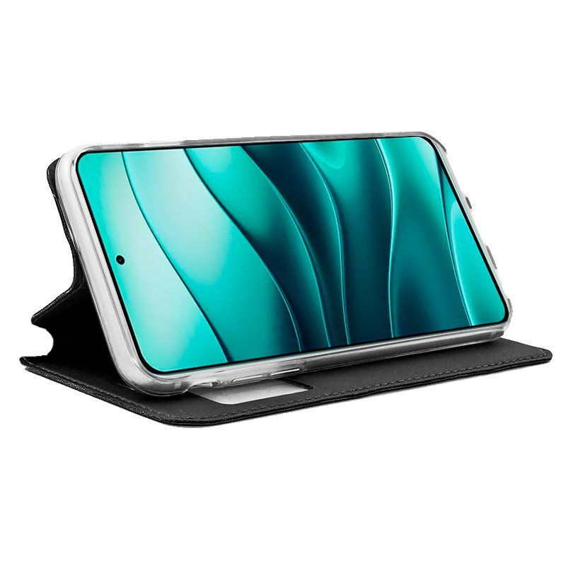 Funda con Tapa y Ventana para Xiaomi Redmi Note 14 5G Negro