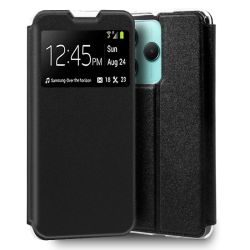Funda con Tapa y Ventana para Xiaomi Redmi Note 14 5G Negro