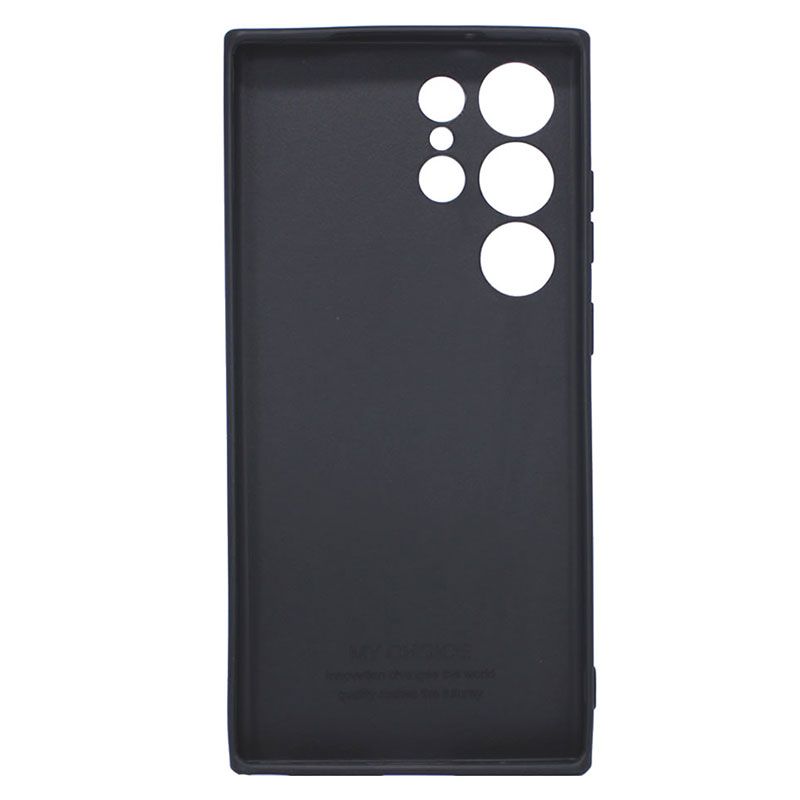 Funda negra para Samsung Galaxy S25 Ultra de silicona
