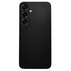 Funda negra para Samsung Galaxy S24 Plus / S25 Plus de silicona