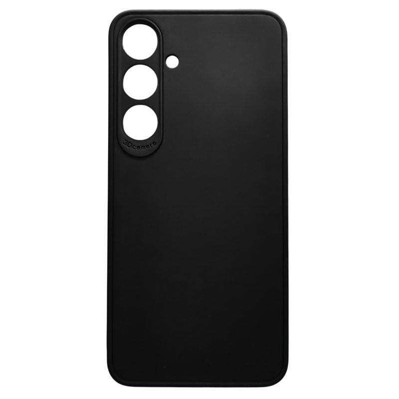 Funda negra para Samsung Galaxy S24 Plus / S25 Plus de silicona