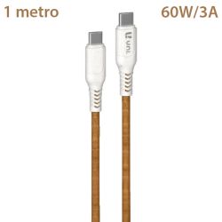 Cable Tipo C a Tipo C PD 60W 3A Biodegradable