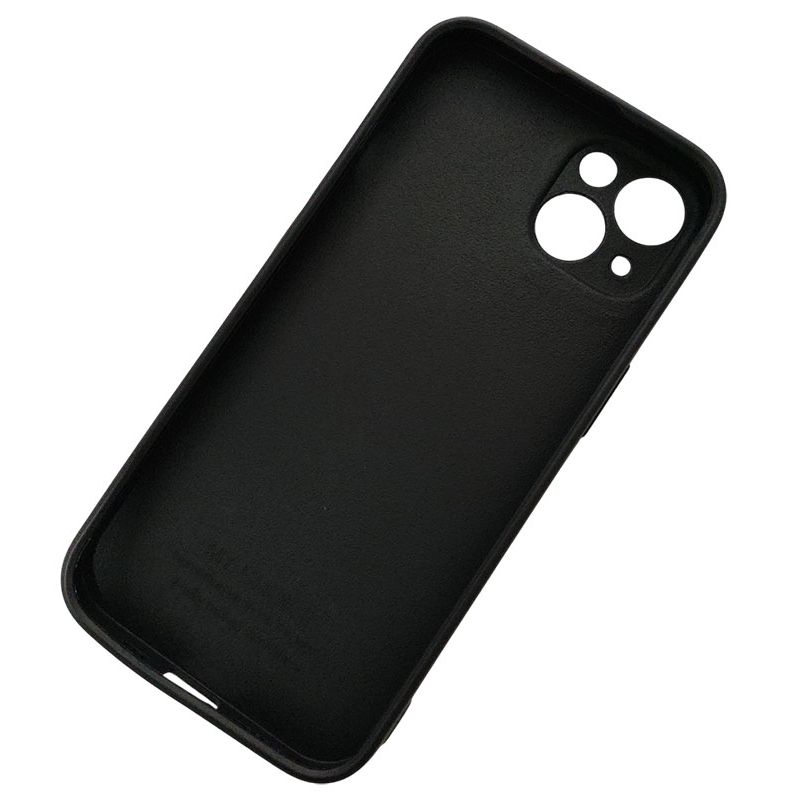 Funda negra para iPhone 13 de silicona