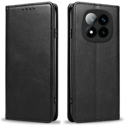 Funda tipo cartera para Xiaomi Redmi Note 14 Pro 5G Negro