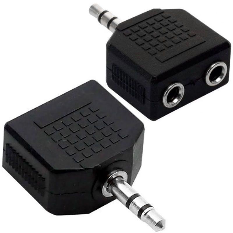 Adaptador Divisor Jack 3.5mm Estéreo