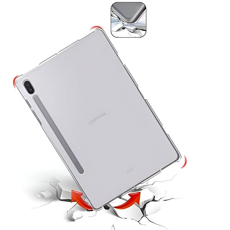 Funda transparente para Samsung Galaxy Tab S9 de silicona