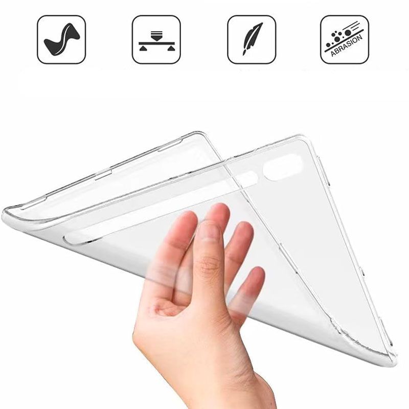 Funda transparente para Samsung Galaxy Tab S9 de silicona