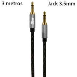 Cable Jack 3.5mm Estéreo Macho / Macho 3 metros