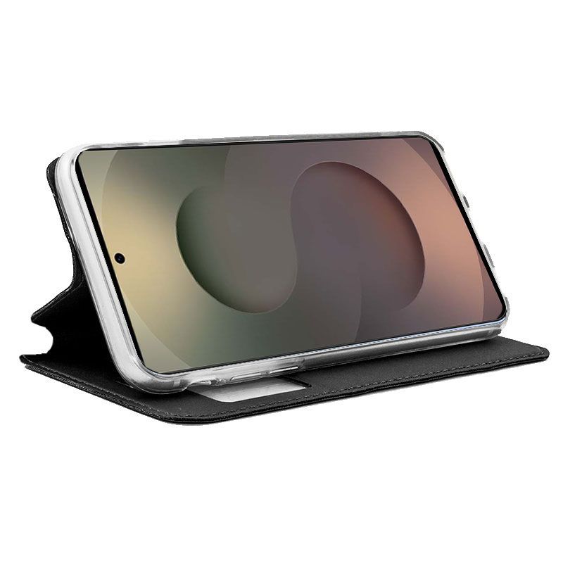 Funda con Tapa y Ventana para Samsung Galaxy S25 Ultra Negro