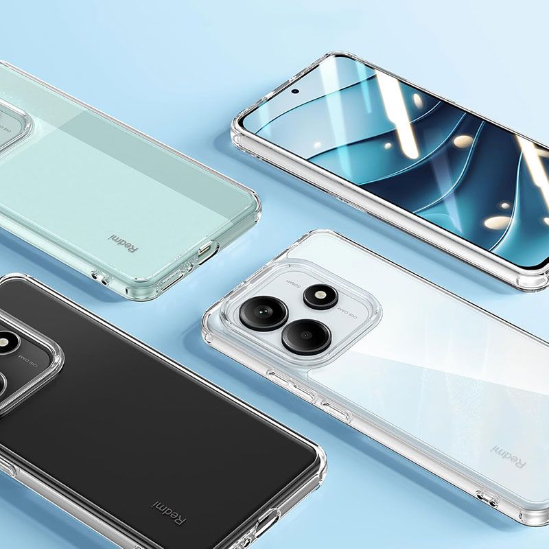 Funda transparente de silicona para Xiaomi Redmi Note 14 4G