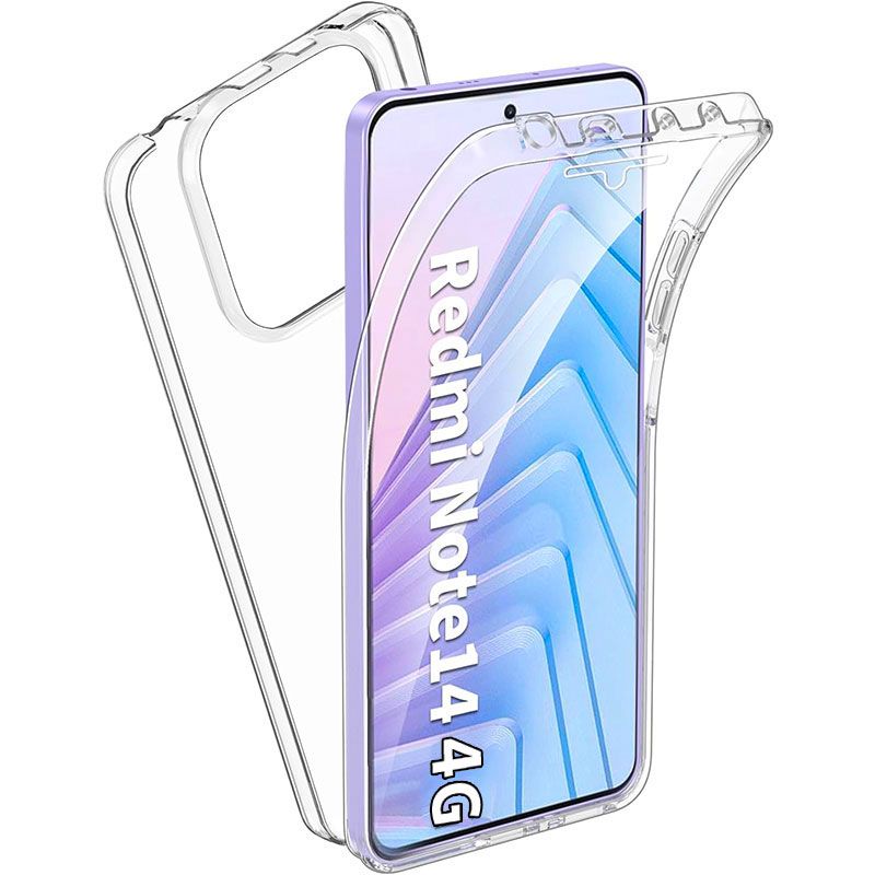 Funda Doble Cara 360 para Xiaomi Redmi Note 14 (4G)