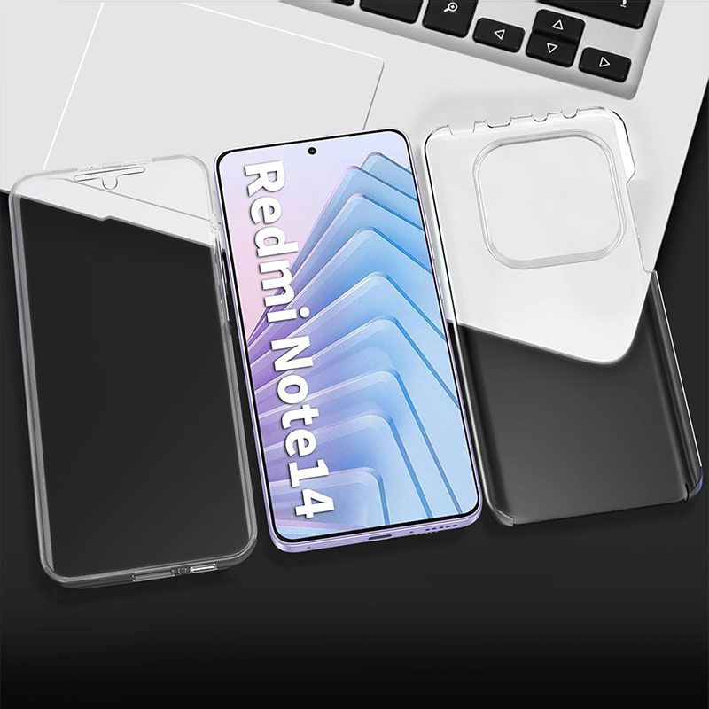 Funda Doble Cara 360 para Xiaomi Redmi Note 14 (4G)