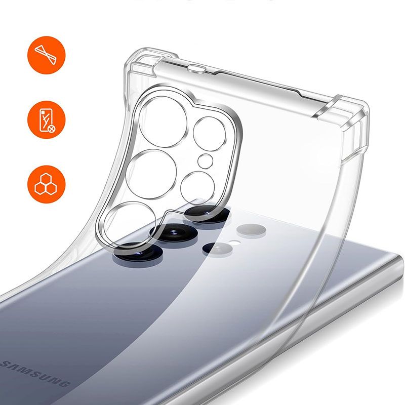 Funda con esquinas reforzadas para Samsung Galaxy S25 Ultra