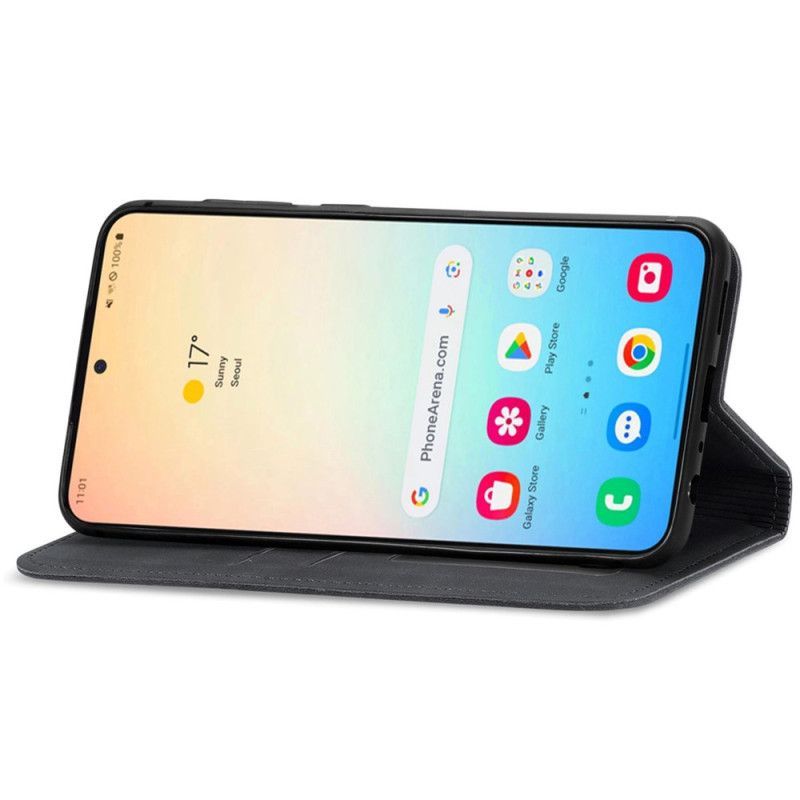 Funda tipo cartera para Samsung Galaxy S24 Plus / S25 Plus Negro