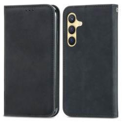 Funda tipo cartera para Samsung Galaxy S24 Plus / S25 Plus Negro