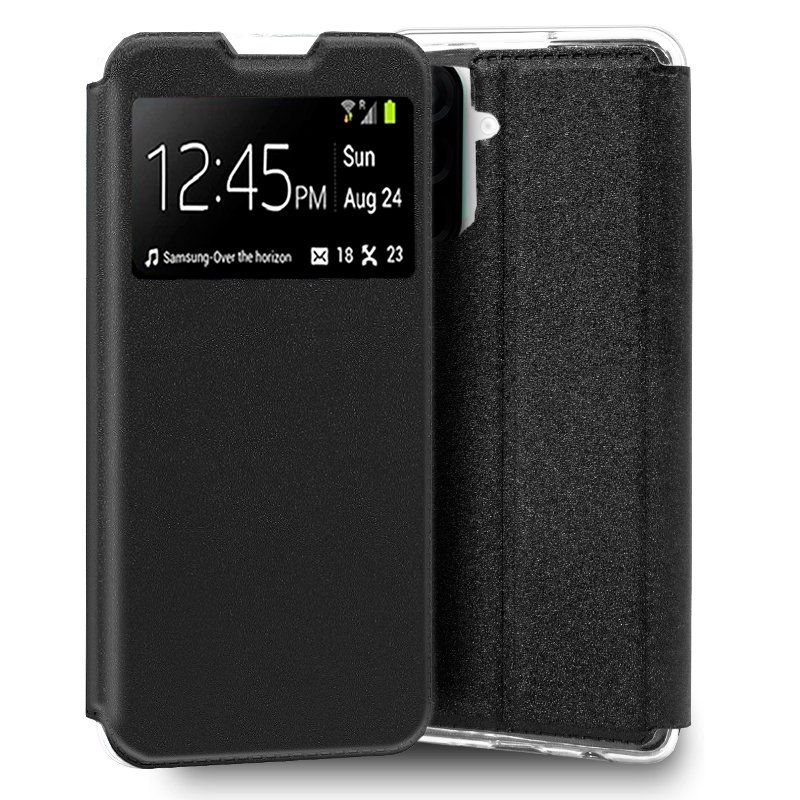 Funda con Tapa y Ventana para Samsung Galaxy A26 5G negro