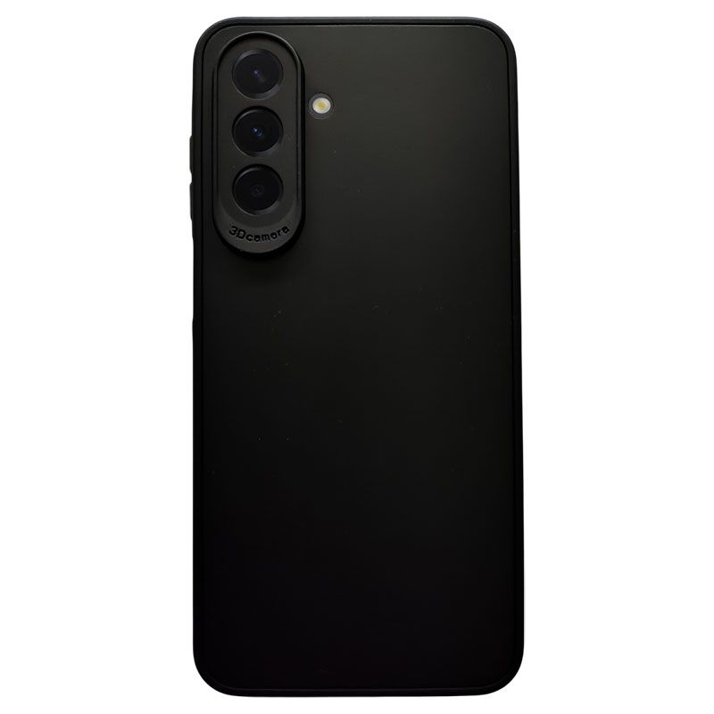 Funda negra para Samsung Galaxy A26 5G de silicona