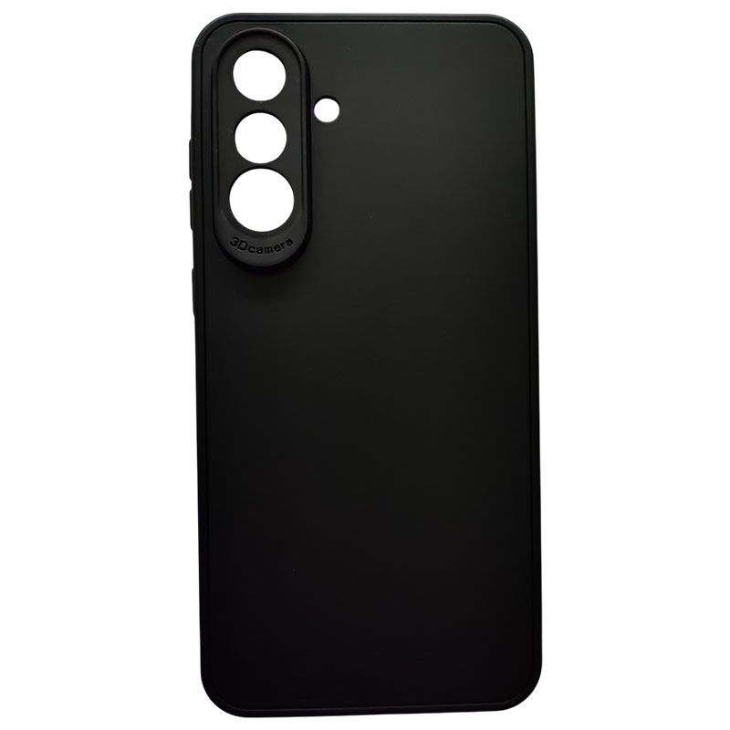 Funda negra para Samsung Galaxy A36 5G de silicona