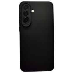 Funda negra para Samsung Galaxy A36 5G de silicona