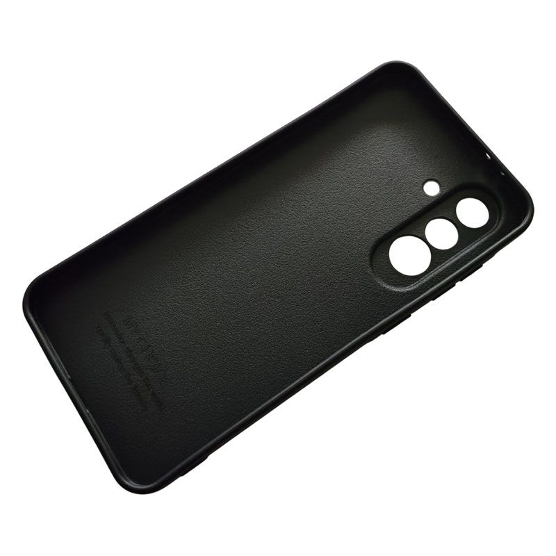 Funda negra para Samsung Galaxy A36 5G de silicona