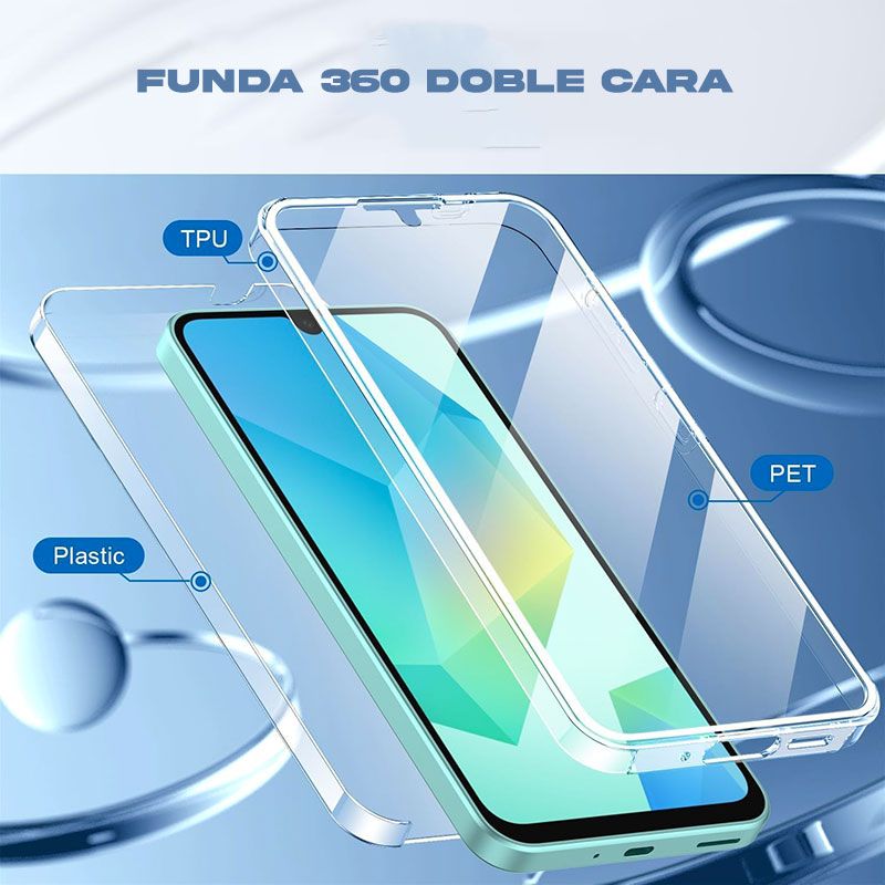 Funda Doble Cara Completa 360 para Samsung Galaxy A26 5G