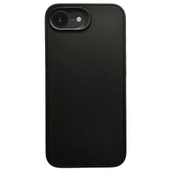 Funda negra para iPhone 16e de silicona