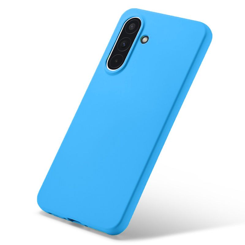 Funda de silicona suave para Samsung Galaxy A36 5G Azul