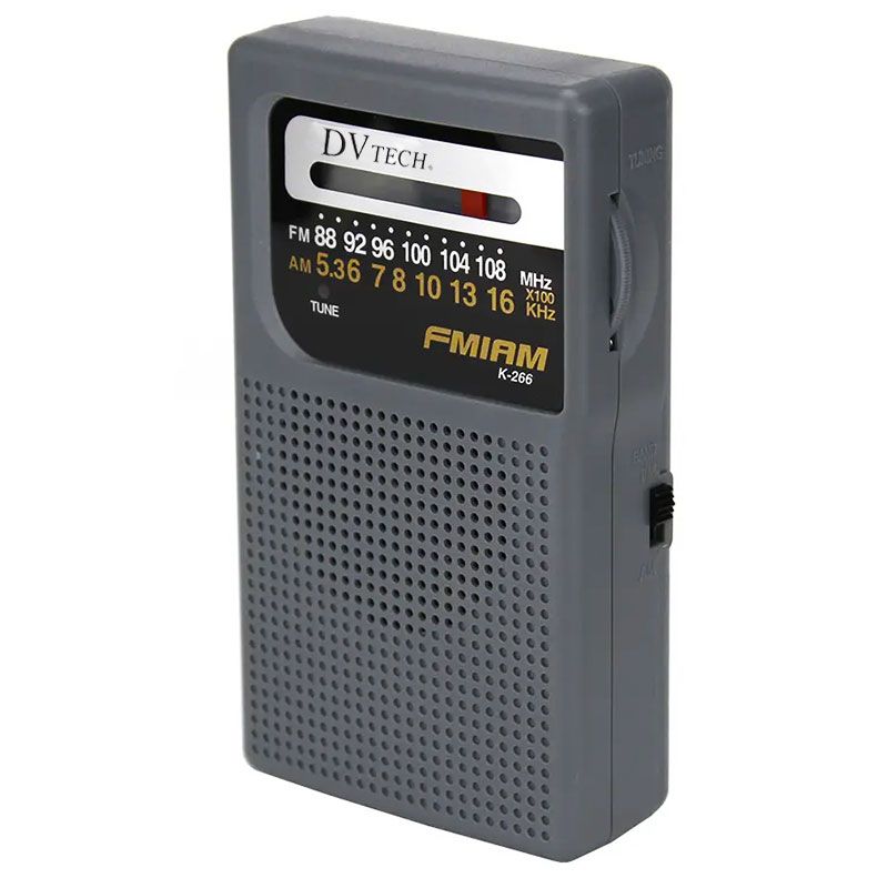 Radio portátil AM / FM de bolsillo DV-807