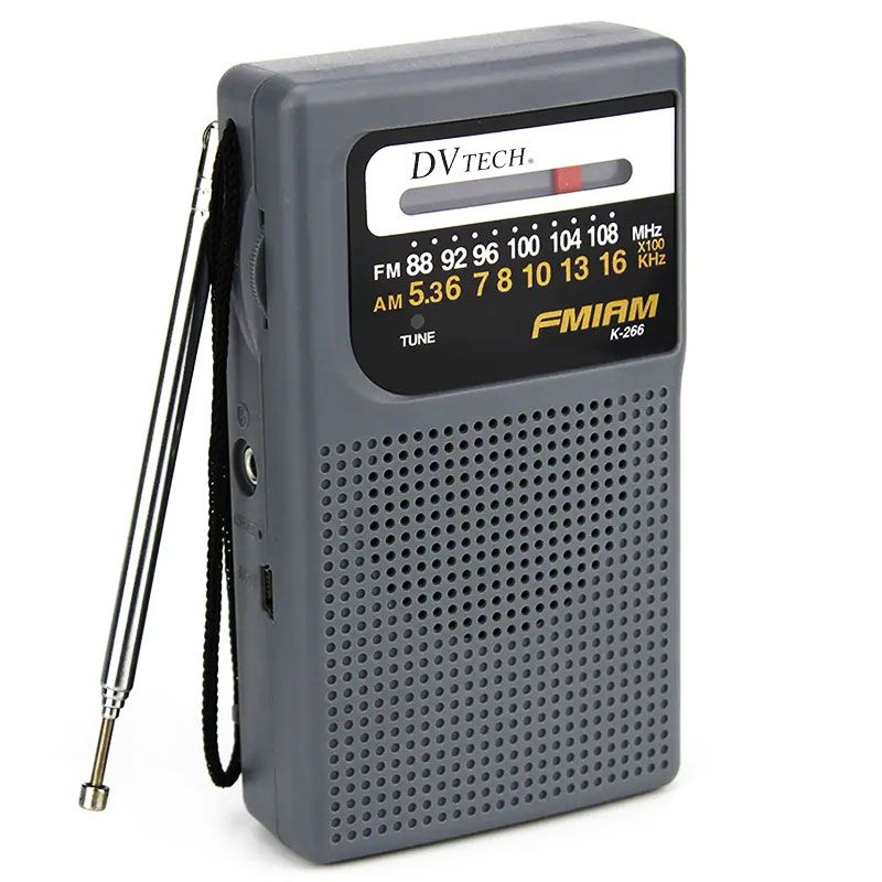 Radio portátil AM / FM de bolsillo DV-807