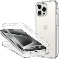 Funda Doble Cara Completa 360 para iPhone 15 Pro Max