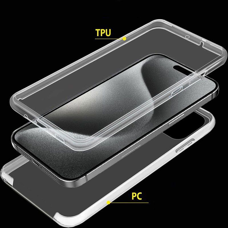 Funda Doble Cara Completa 360 para iPhone 15 Pro Max