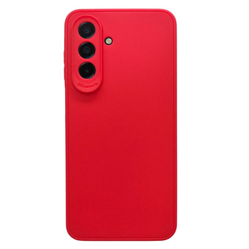 Funda roja para Samsung Galaxy A36 5G de silicona